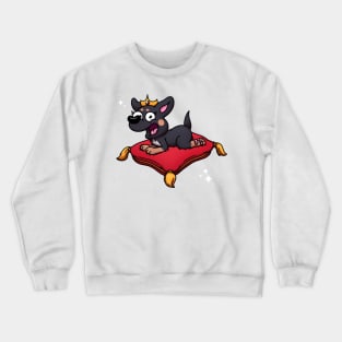 Cute Chihuahua Dressed As Princess Crewneck Sweatshirt